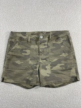 Seven7 Women's Camo Utility Shorts - Olive